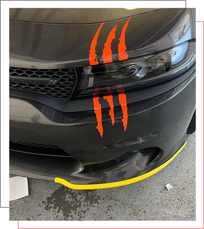Front Bumper Lip Splitter Protector for Dodge | 948 Customs LLC
