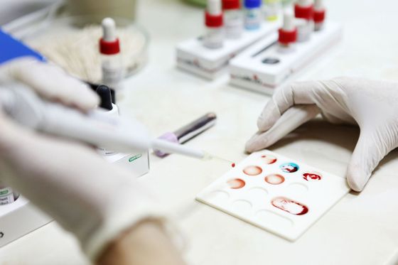 a lab testing kit