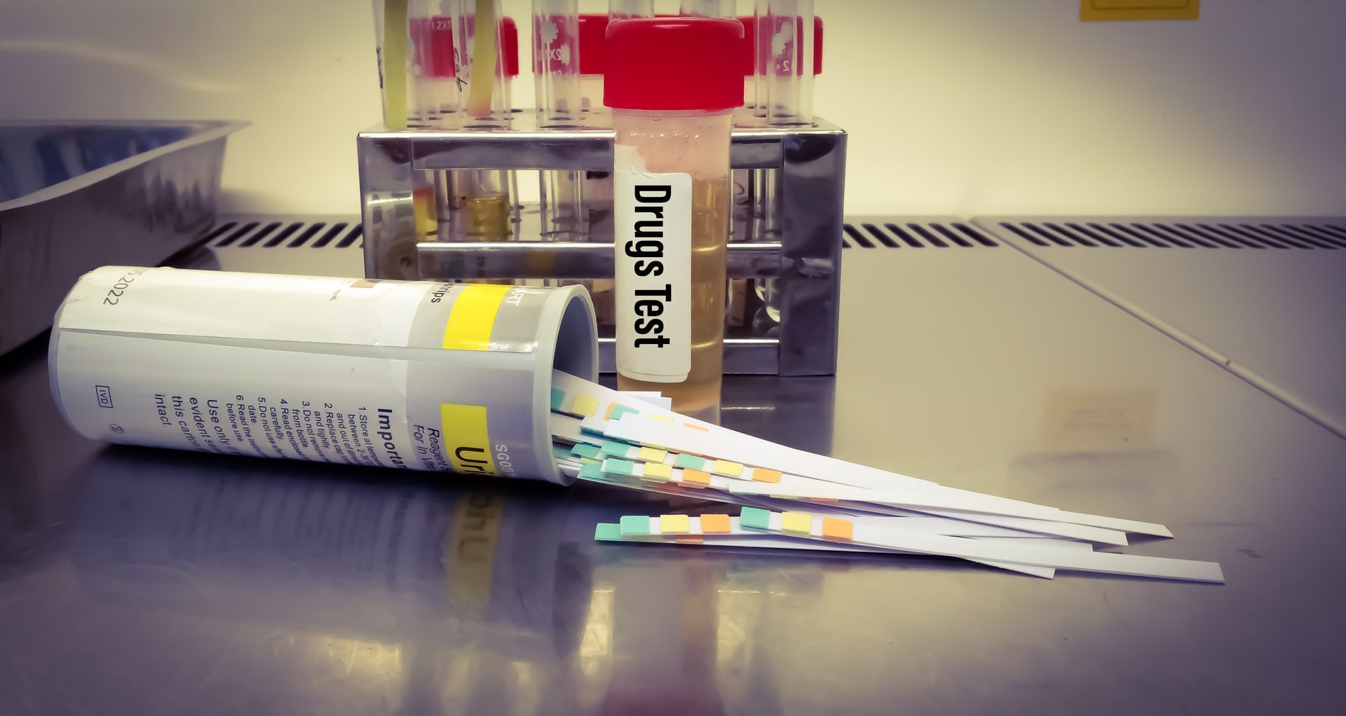 a lab testing kit