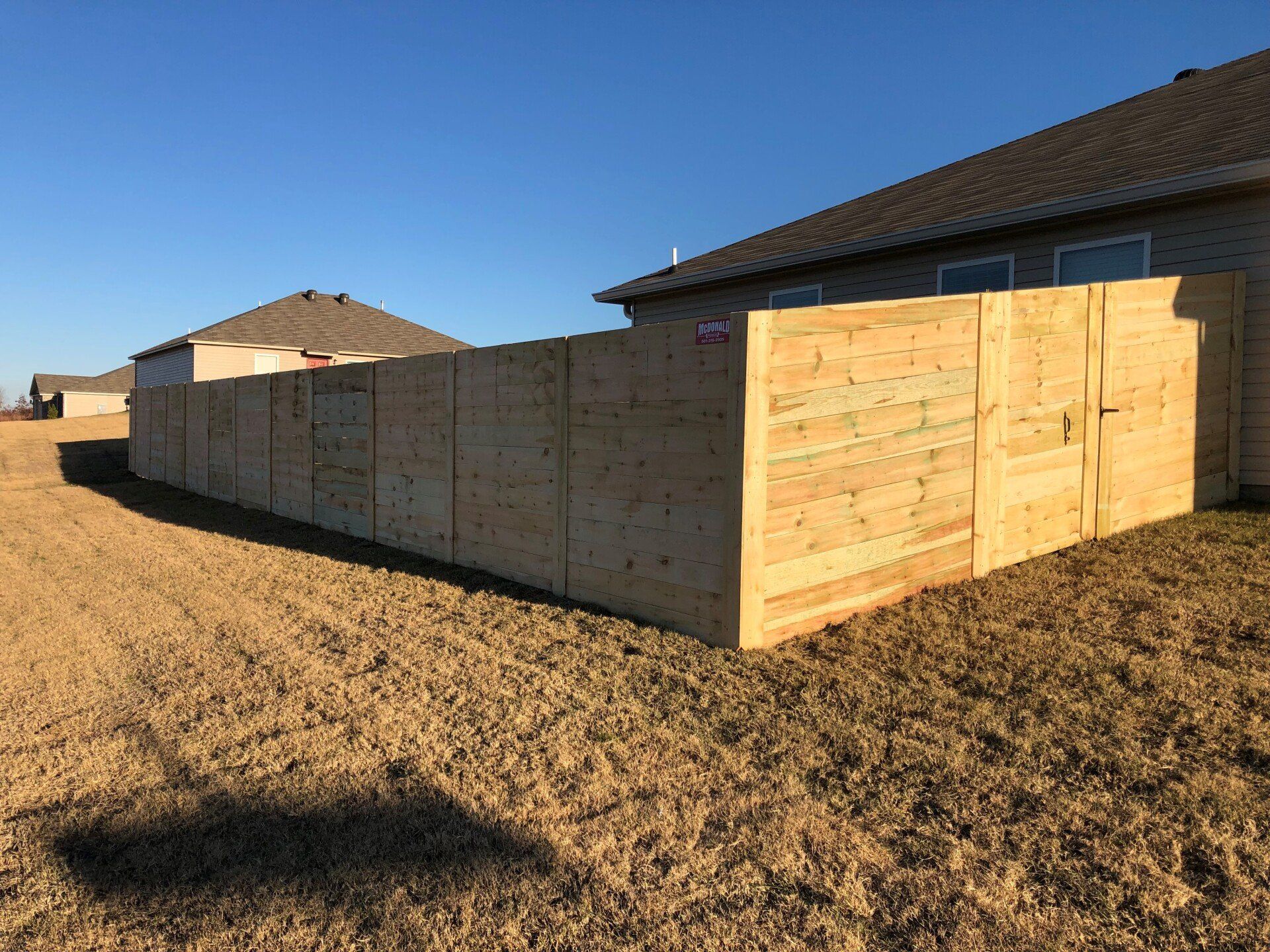 Wood Fence Installed — Benton, AR — McDonald Fence Inc.