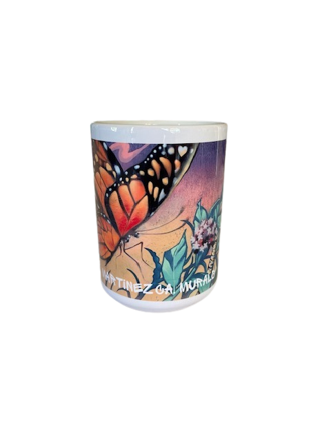 Martinez, Ca - Full Butterfly, Mug