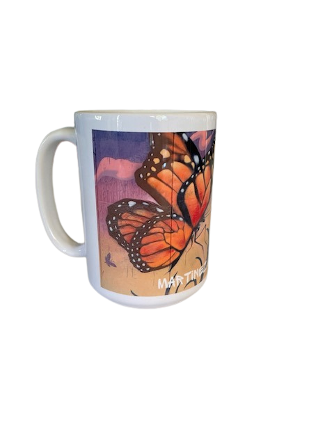 Martinez, Ca - Full Butterfly, Mug
