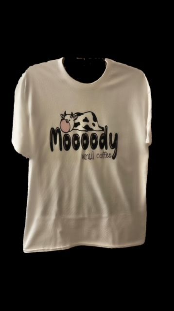 moody until coffee, T-shirt Adult