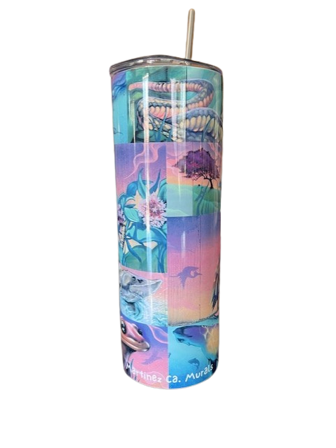 Martinez, Ca Mural Collage Tumbler