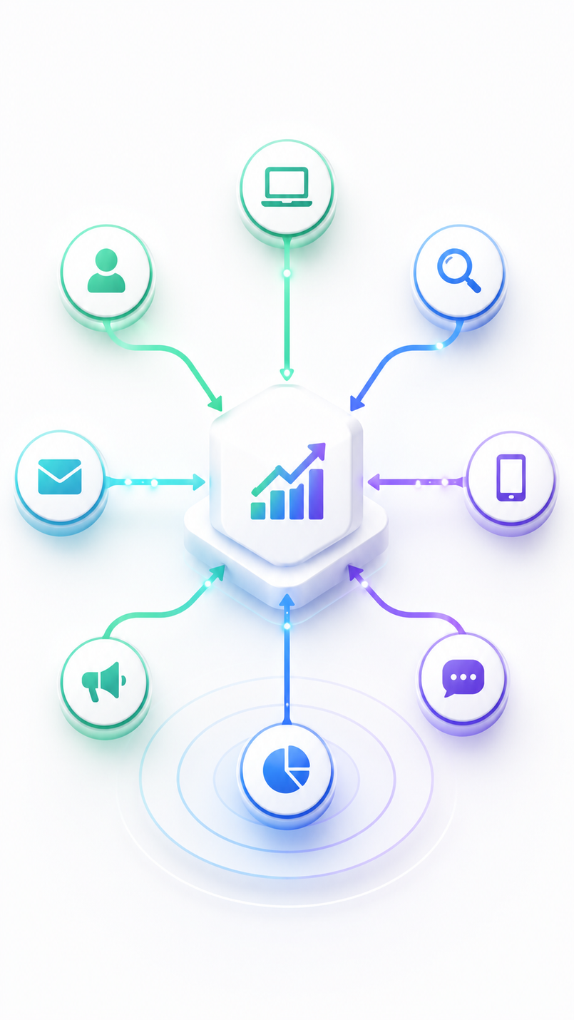 Digital Experience system topology diagram