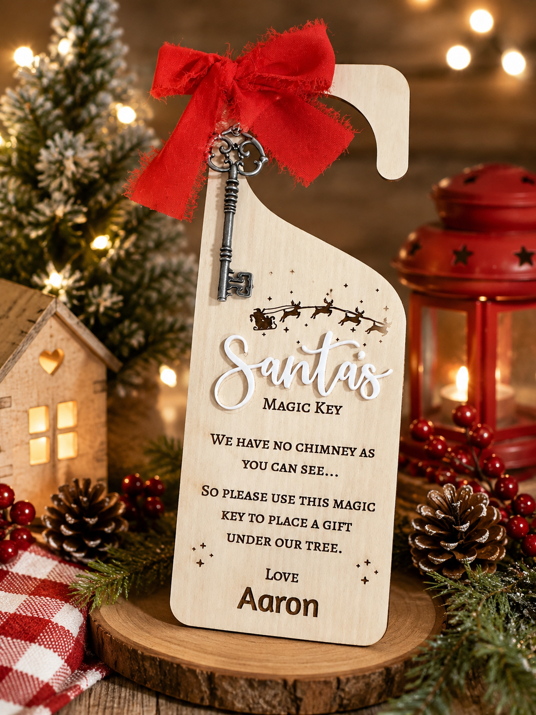 Santa's Magic Key Door Hanger