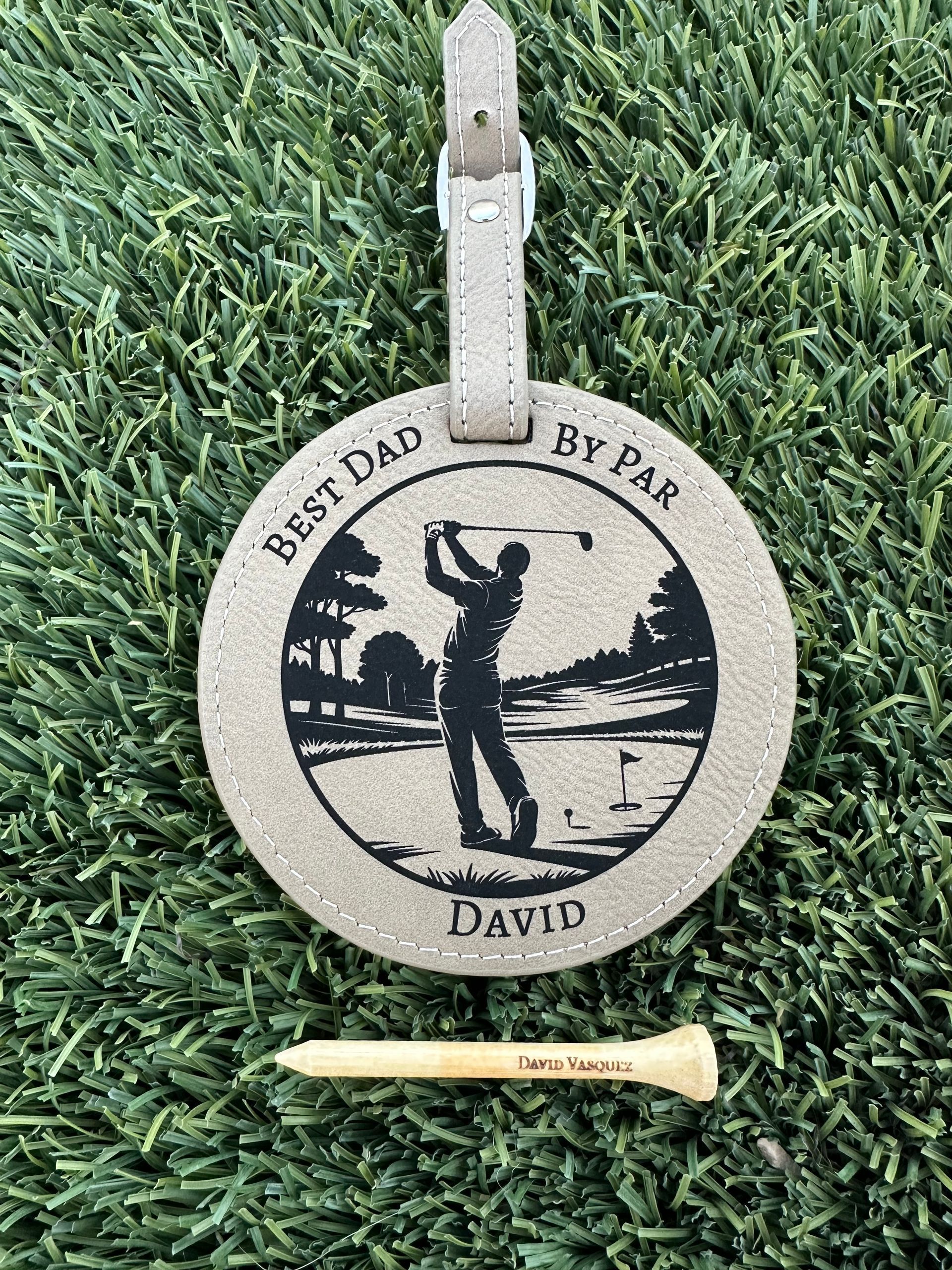 Custom Engraved Golf Bag Tag
