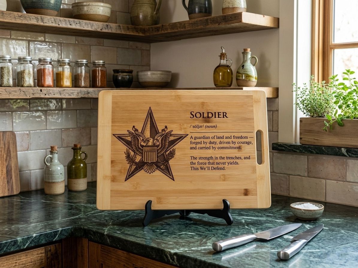 Custom Military Cutting Board
