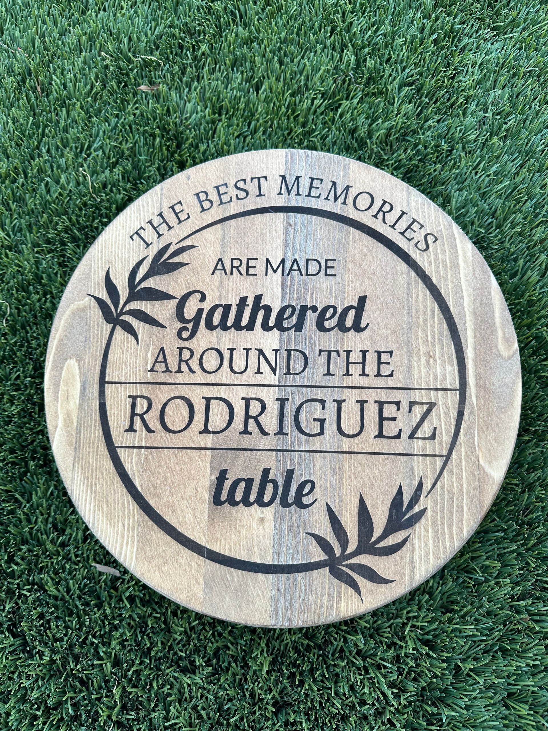 Best Memories Round wall decoration