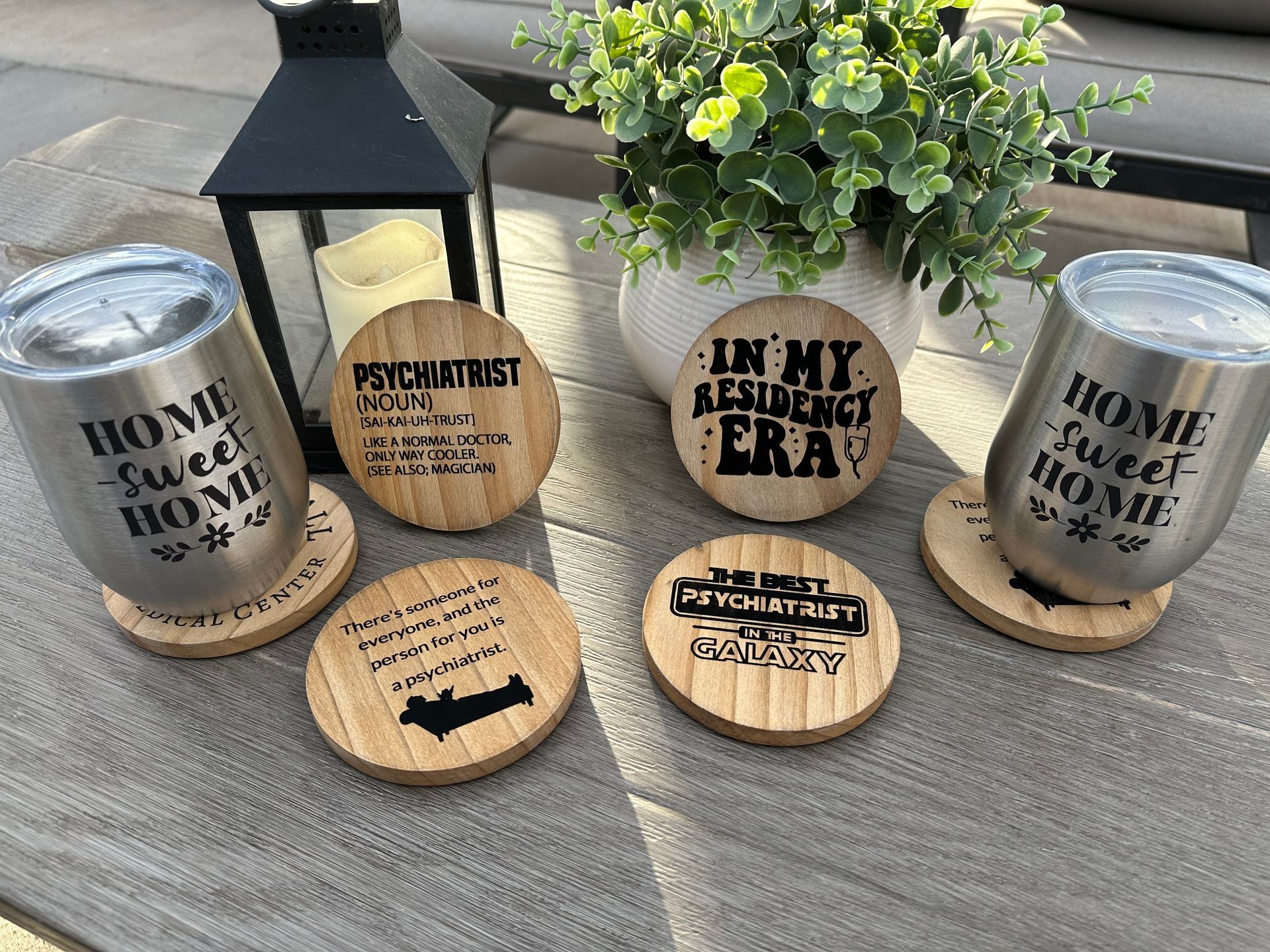 Psychiatrist Coaster Set