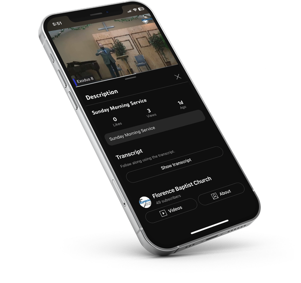a cell phone with a video on the screen