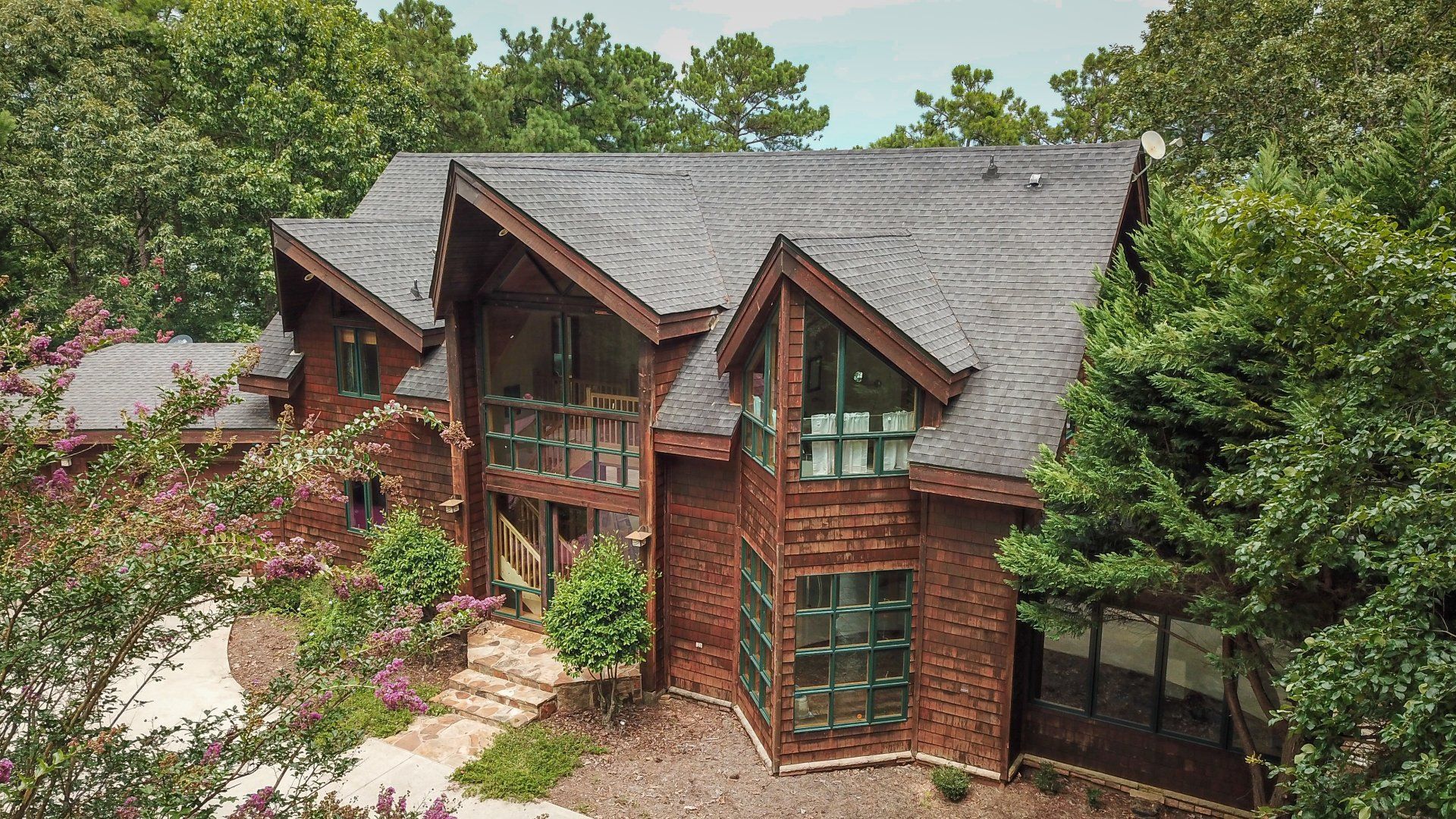 efficient home windows - Multiple AC-Units could not control the climate inside this home before SPF Residential Tint in Alexander City