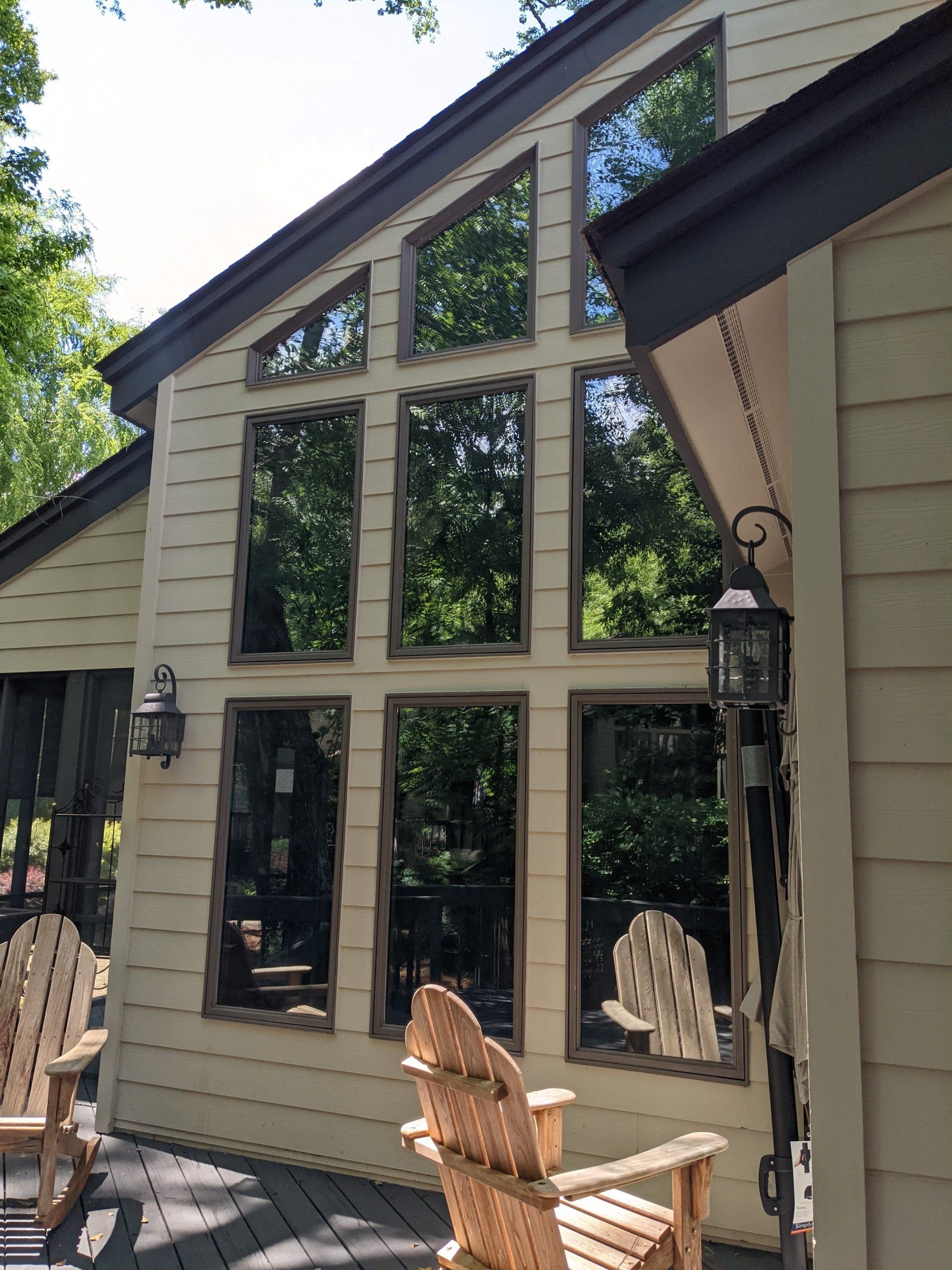 residential window tinting in Alex City AL - SPF Performance Dimmed Crystal Residential Tint blocked heat in Alexander City, AL