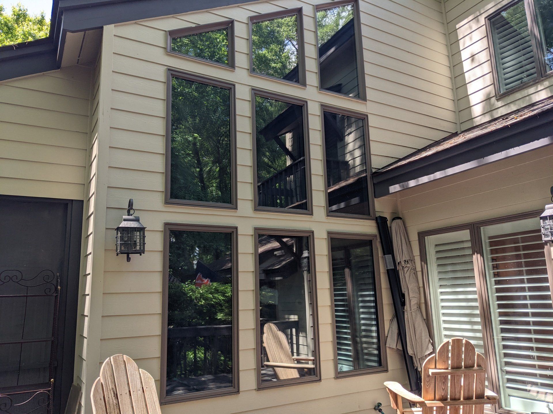 residential tinting in Alexander City - These home windows found Crystal-Clarity inside.  Bright UV-Sun is no longer a factor. Alex City, AL