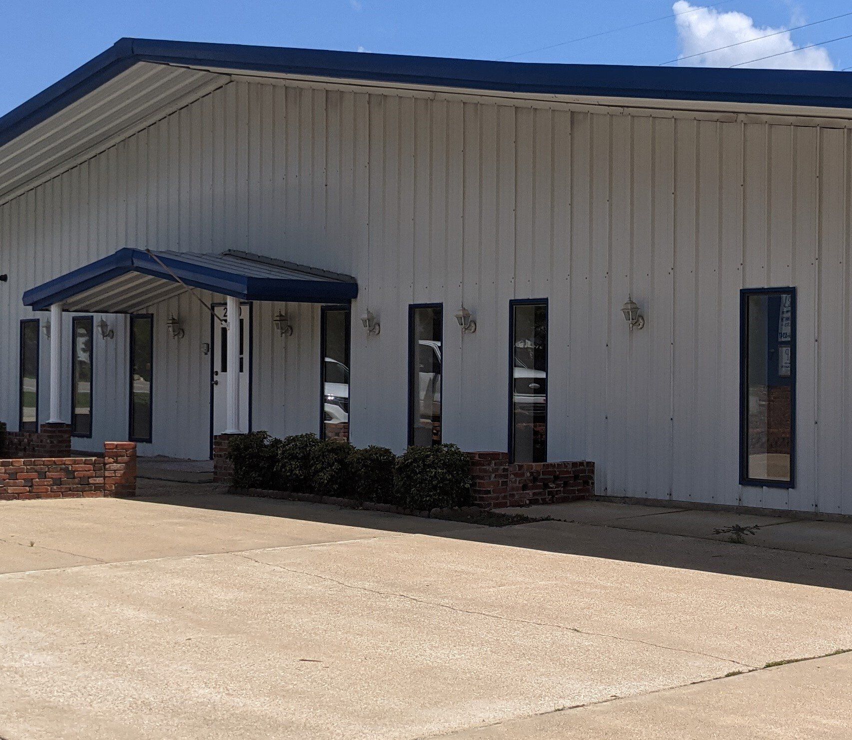store window tinting in Millbrook AL - Heat & Bright Sun were out of control inside this office near Millbrook Alabama.