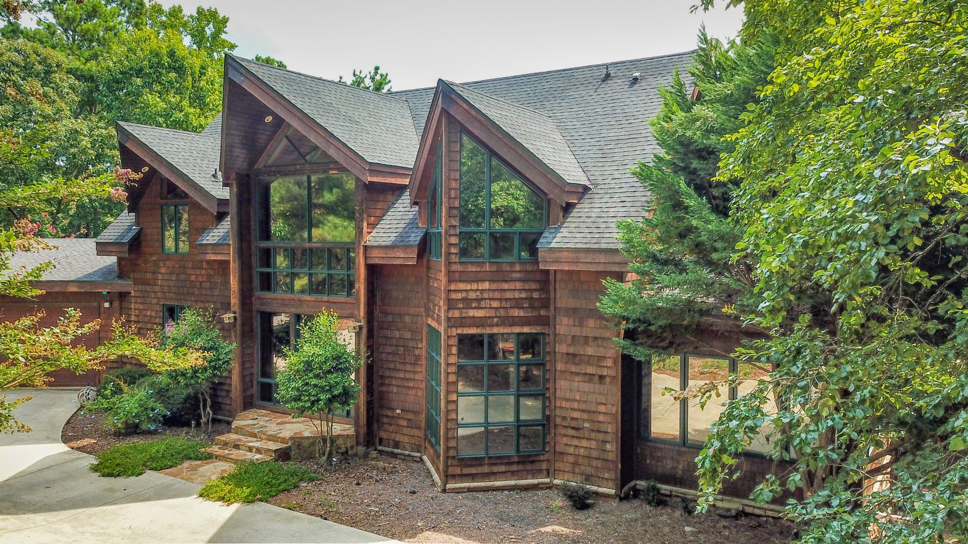 Residential window tinting in AL - Visually stunning appeal outside after SPF Residential Tint blocked maximum heat allowing a controlled climate inside.