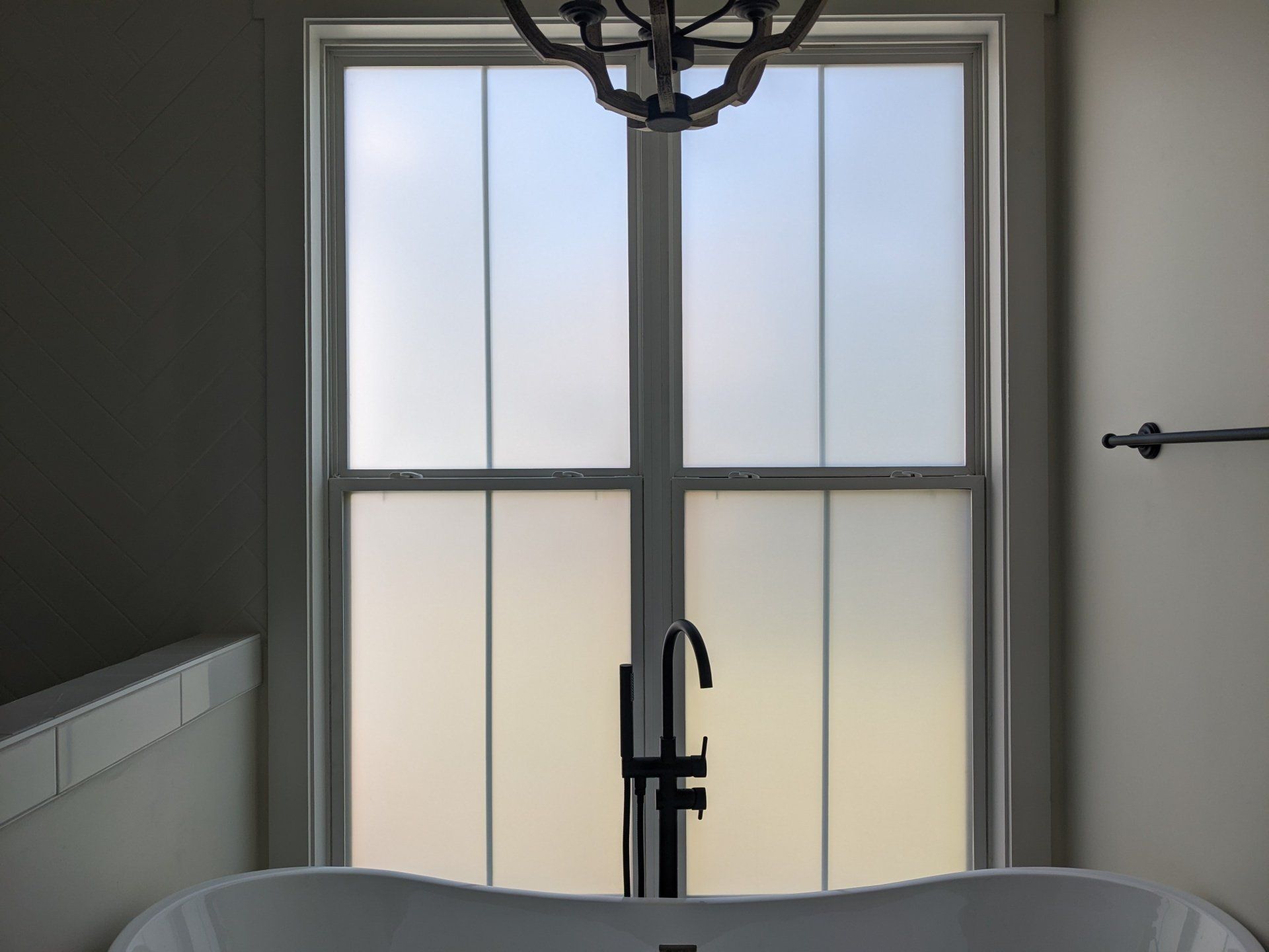 window privacy - SPF Precision Frost looks great inside home windows and doors needing privacy in AL