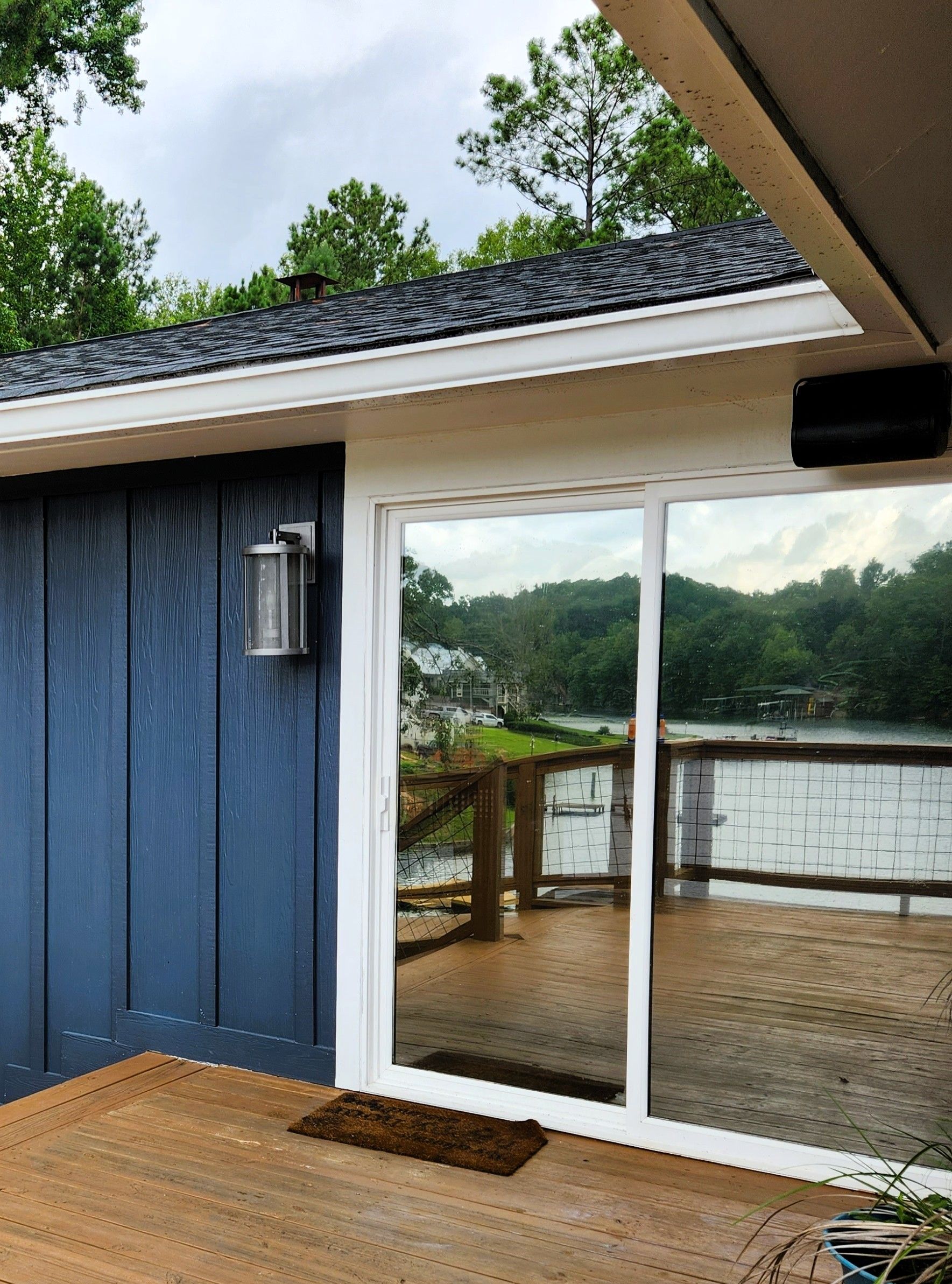 prevent Air conditioning maintenance with residential tint - SPF Supreme View tint stops heat gain creating an even climate inside this lake home in Alexander City AL