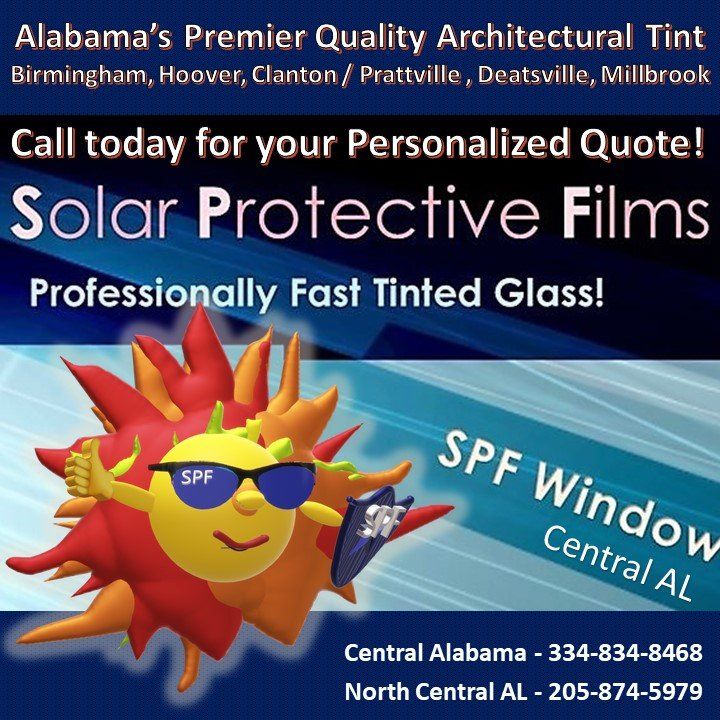 Click to go to SPF Window Tinting - Central AL (Home Page) SPF Window Tinting - Central AL (logo)