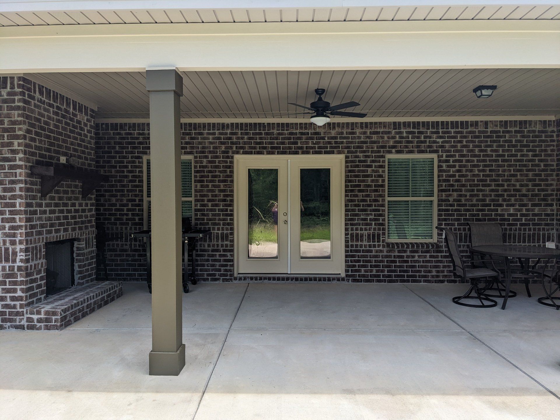 home tinting in Millbrook - SPF Rose Gold Tint installed to residential glass doors blocking Maximum Heat in Millbrook, AL