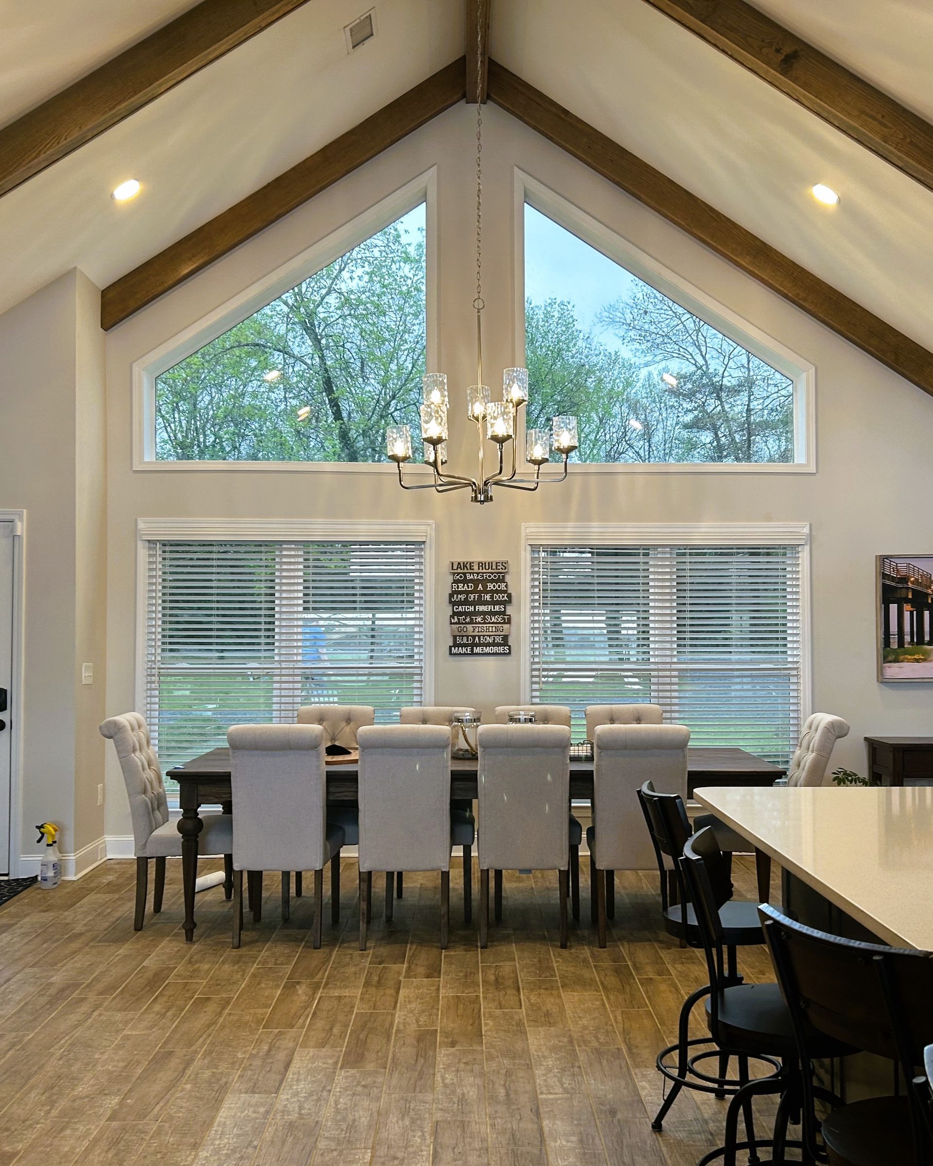 lake home tinting - the perfect view remains inside and looking out lake home windows with SPF Supreme View tint installed adding stunning visual clarity with comfort. Deatsville Dadeville Alexander City Shelby