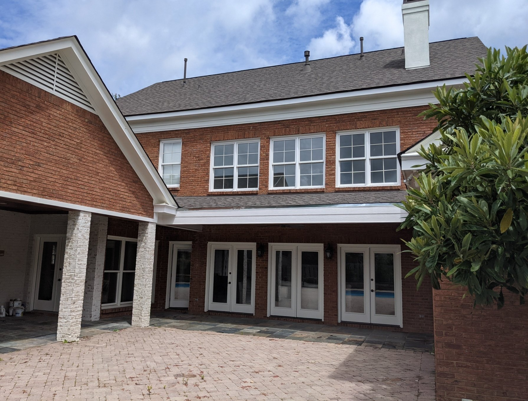 SPF Performance Dimmed Crystal Residential Tint Blocked Heat & UV-Sun Damage with bright Glare from this home in Prattville AL.