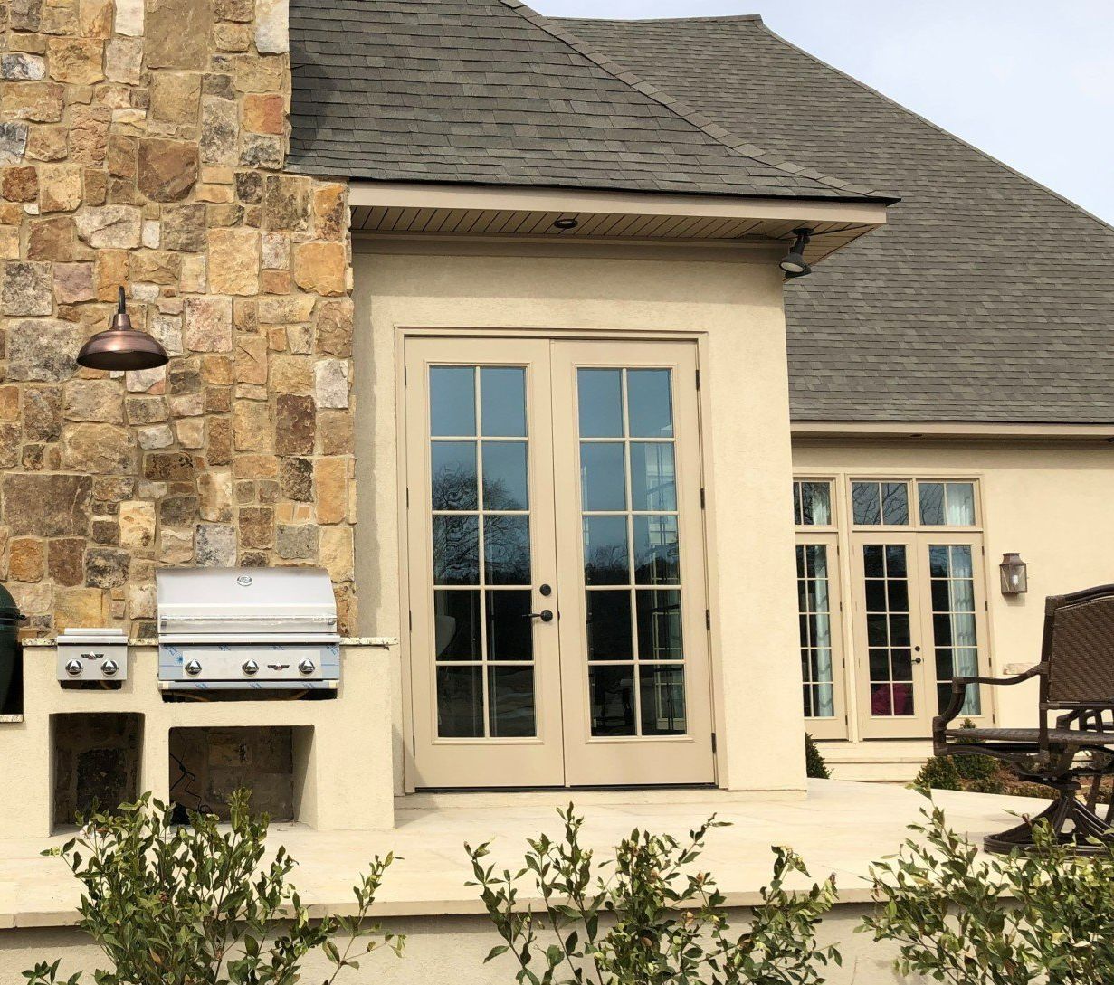 residential window tinting in Auburn AL - SPF home tint adds maximum heat rejection to windows and glass doors of this home in Auburn, AL