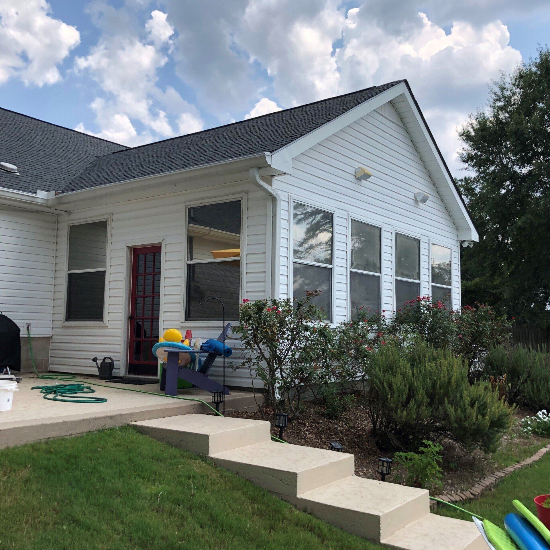 Residential window tint treatment in Troy AL - SPF Supreme View efficient home tint blocked 3-quarters of the heat from entering this home in Troy, AL