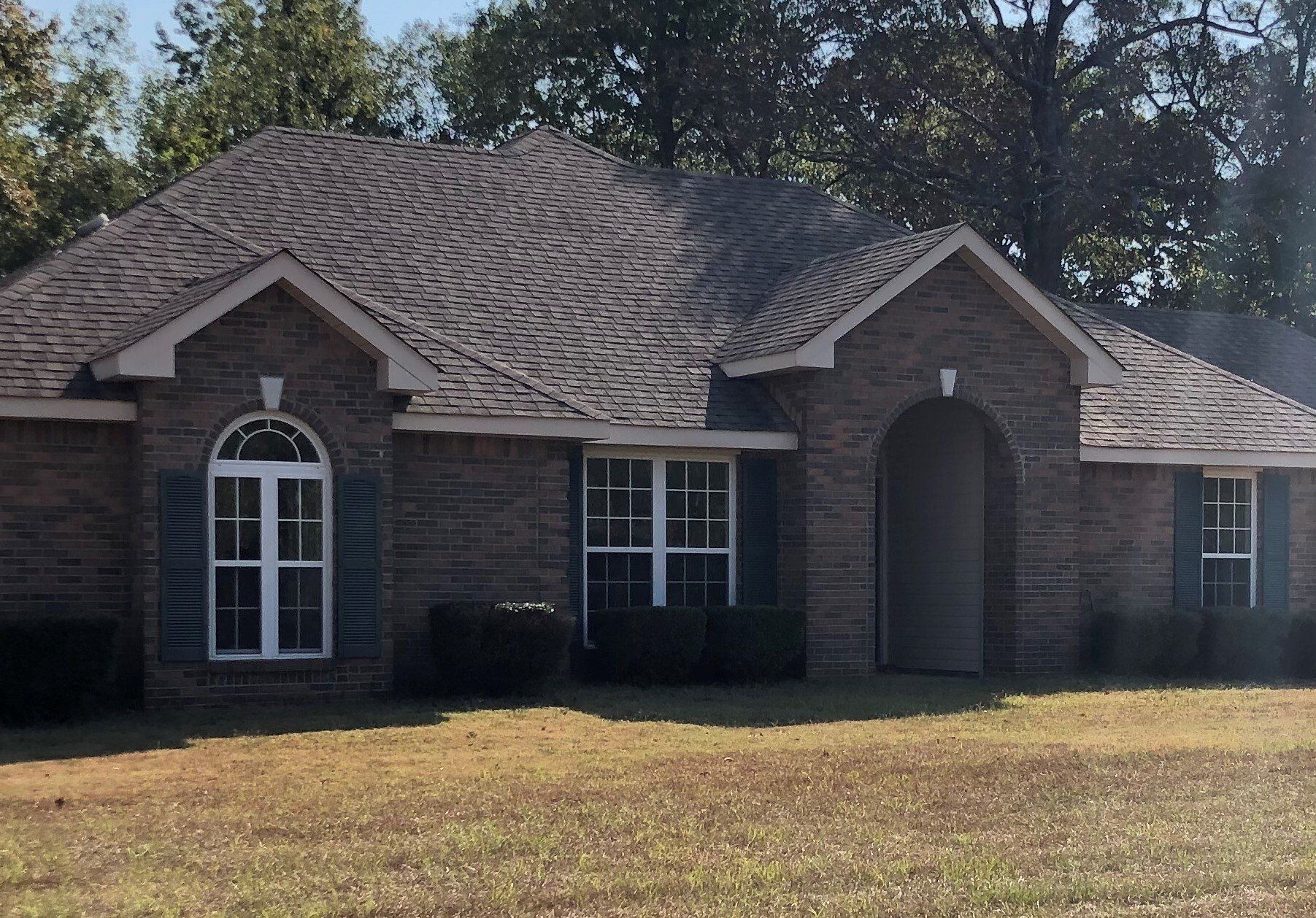 Residential tinting - Before half the heat was blocked from entering through the glass windows of this home in Wetumpka, AL