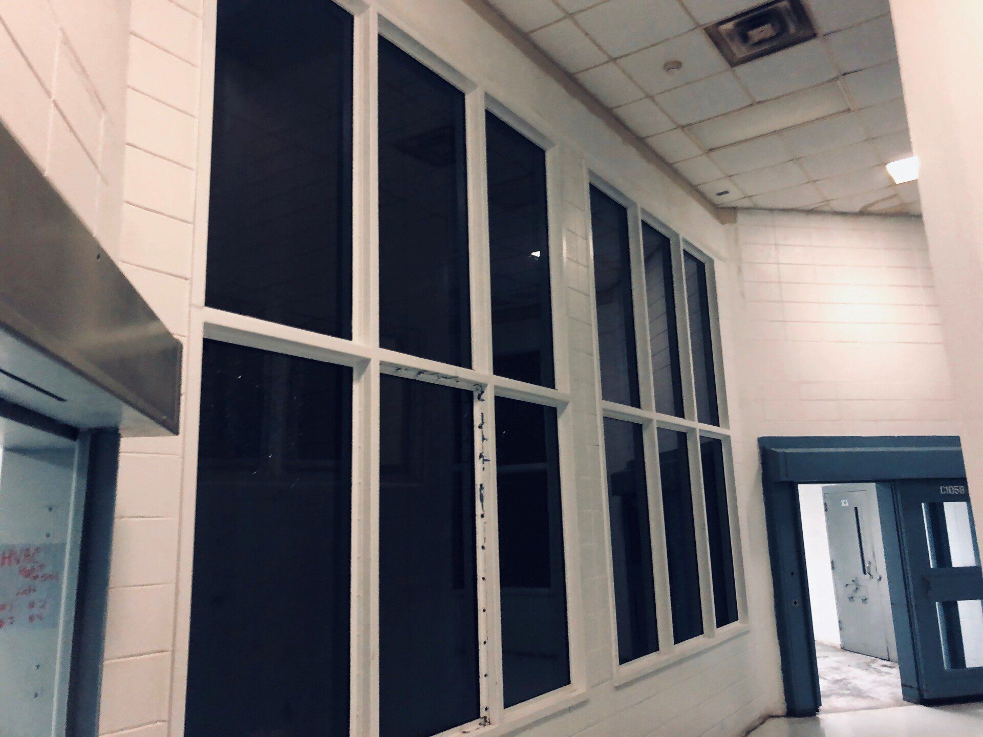 commercial or residential window privacy treatments in Selma AL - Desired window privacy was gained after SPF Tint installation for Dallas County facility in Selma AL