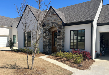 SPF Dimmed Crystal Home Tint keeps the natural exterior look without heat or glare coming in. Allowing more UV safe Sunlight to remain coming inside. Pike Road AL - SPF Dimmed Crystal residential window tint installed to glass doors and windows in Pike Road near Montgomery AL