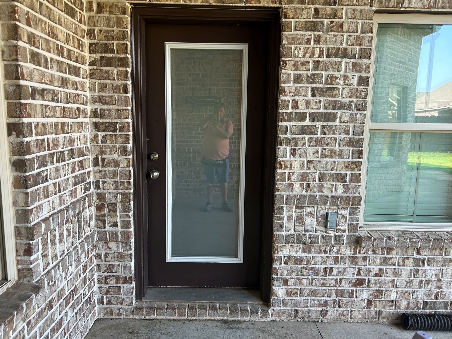 home window privacy tinting - SPF Frosted Glass Tint adds efficient privacy to home windows in Prattville AL