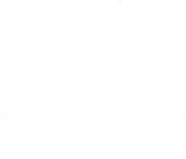 A blue square pendant is hanging from a chain on a white background.