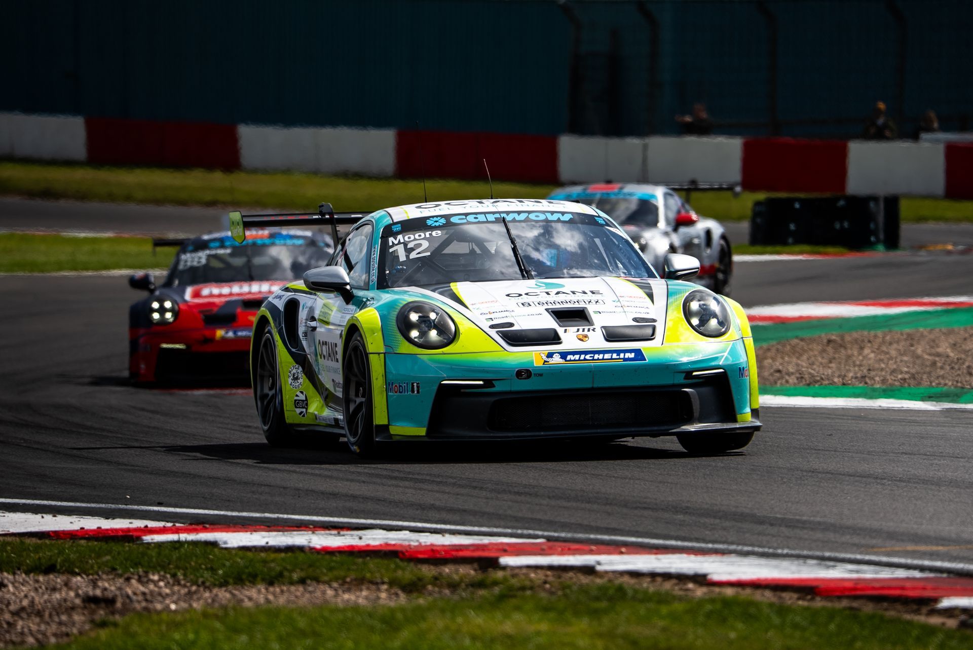 Jonny Moore Motorsport porsche carrera cup on track