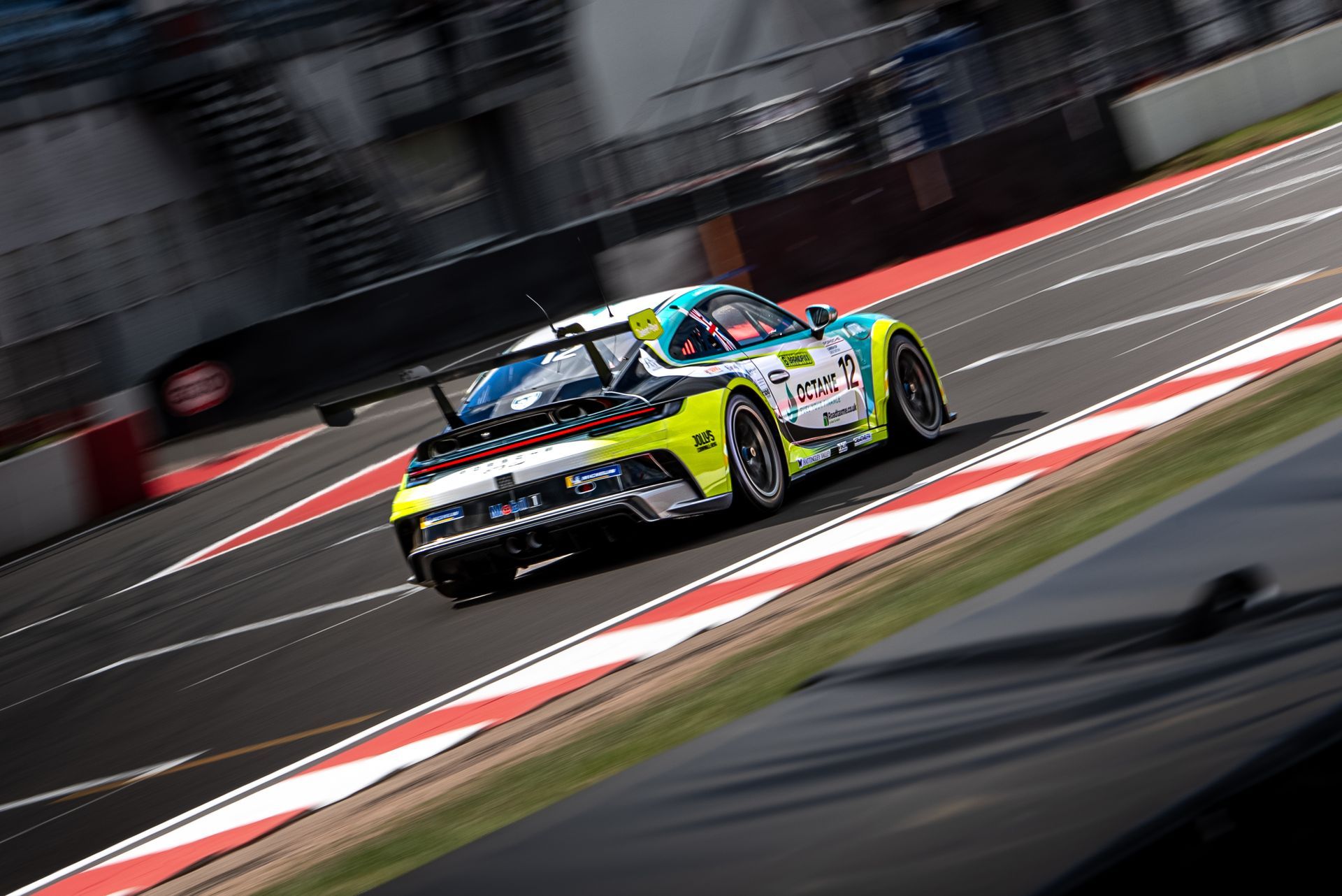 Jonny Moore Motorsport porsche carrera cup on start line