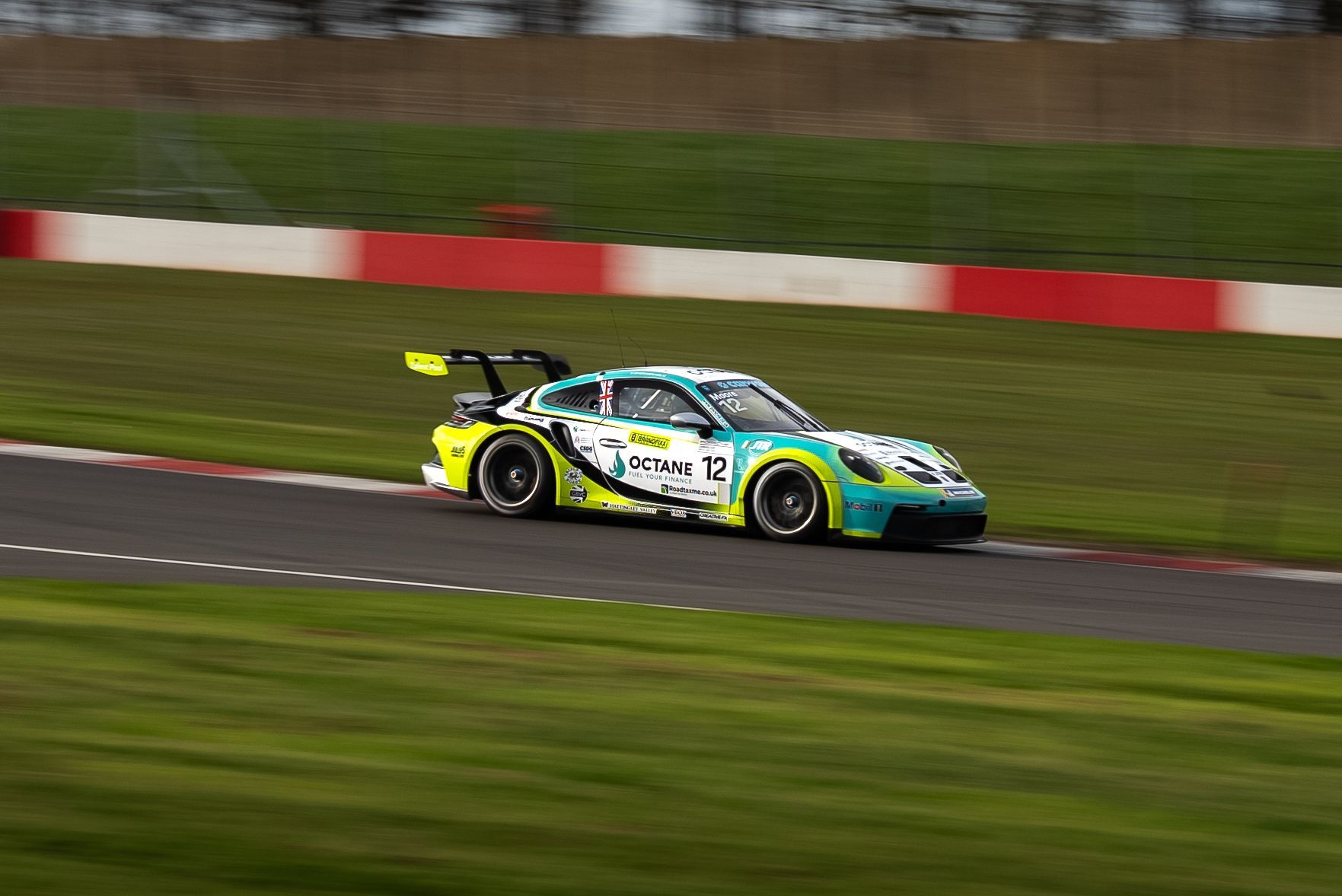 Jonny Moore Motorsport porsche carrera cup on track donington