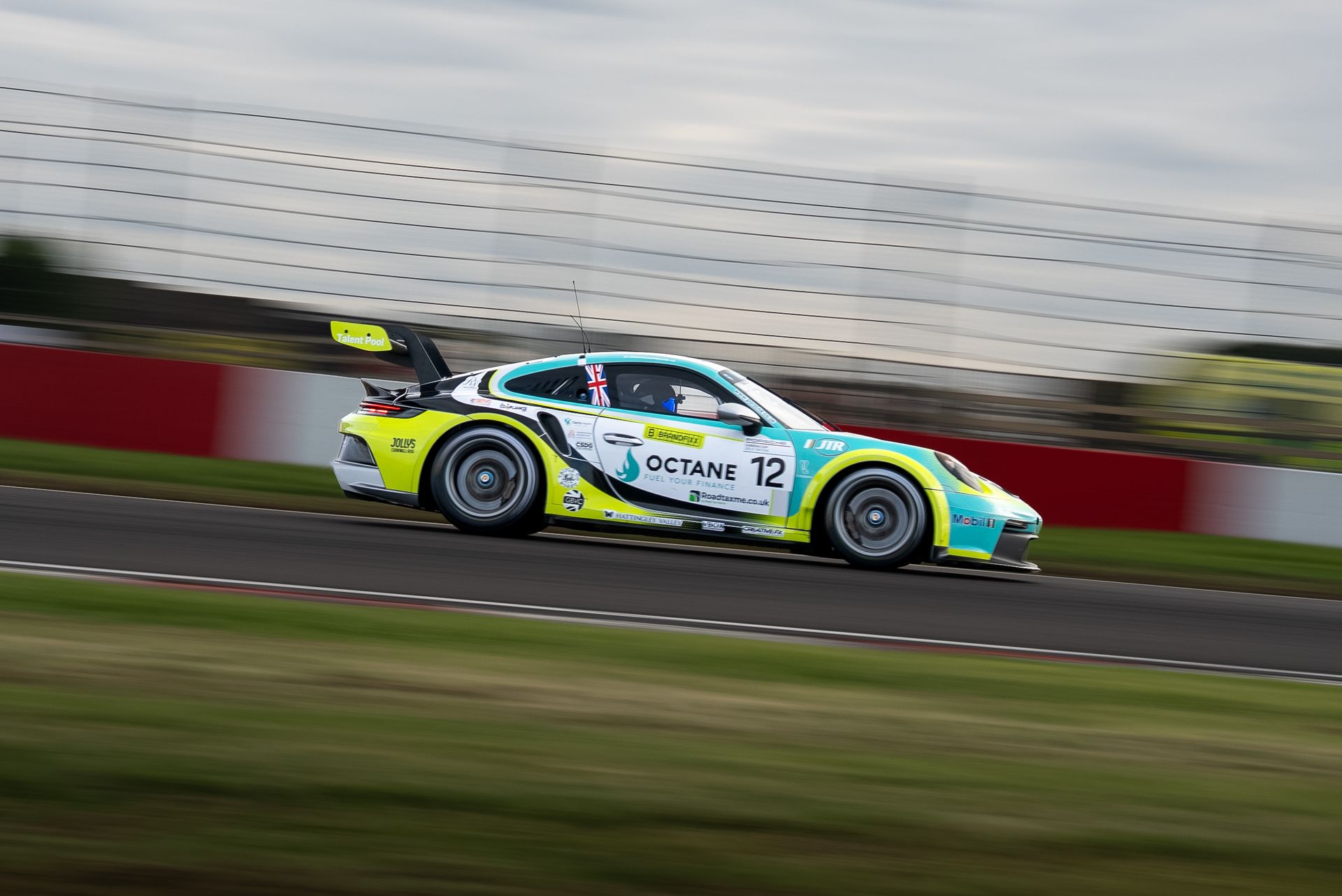 Jonny Moore Motorsport porsche carrera race car side 