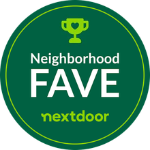 Green circle badge with 
