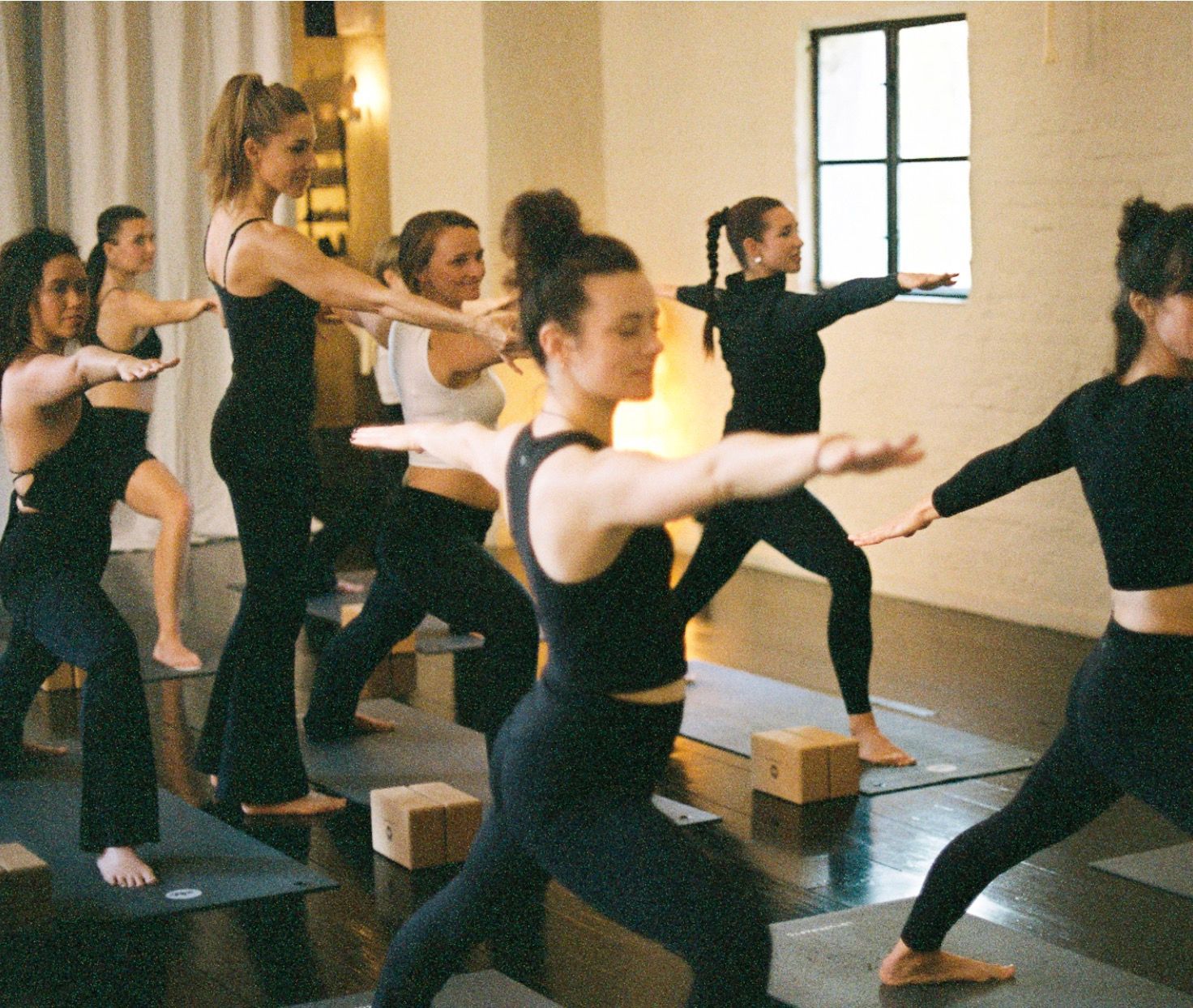 Annie teaching Yoga 