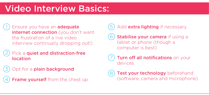 Tips for Successful Video Interviewing