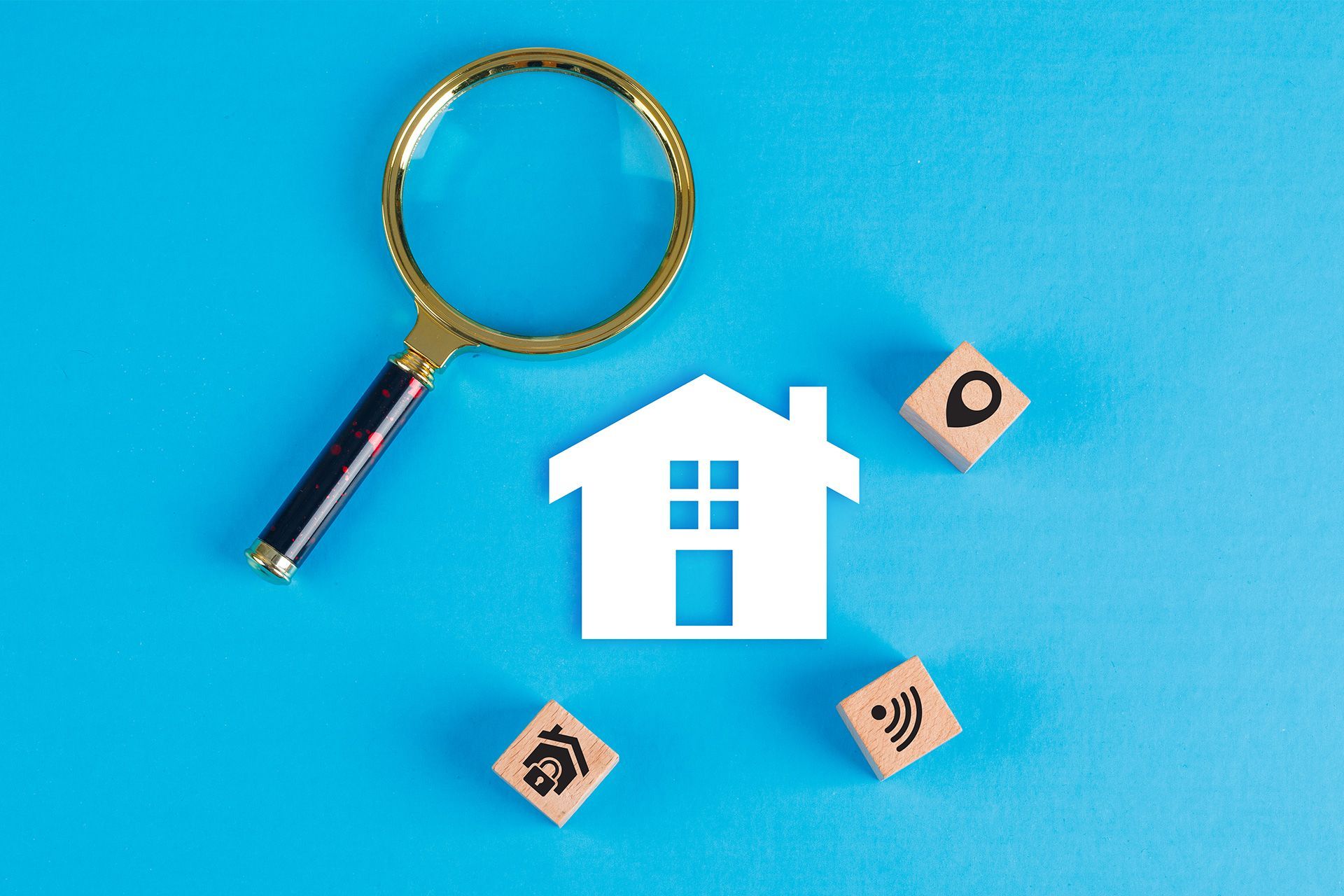 Inspector checking new construction home