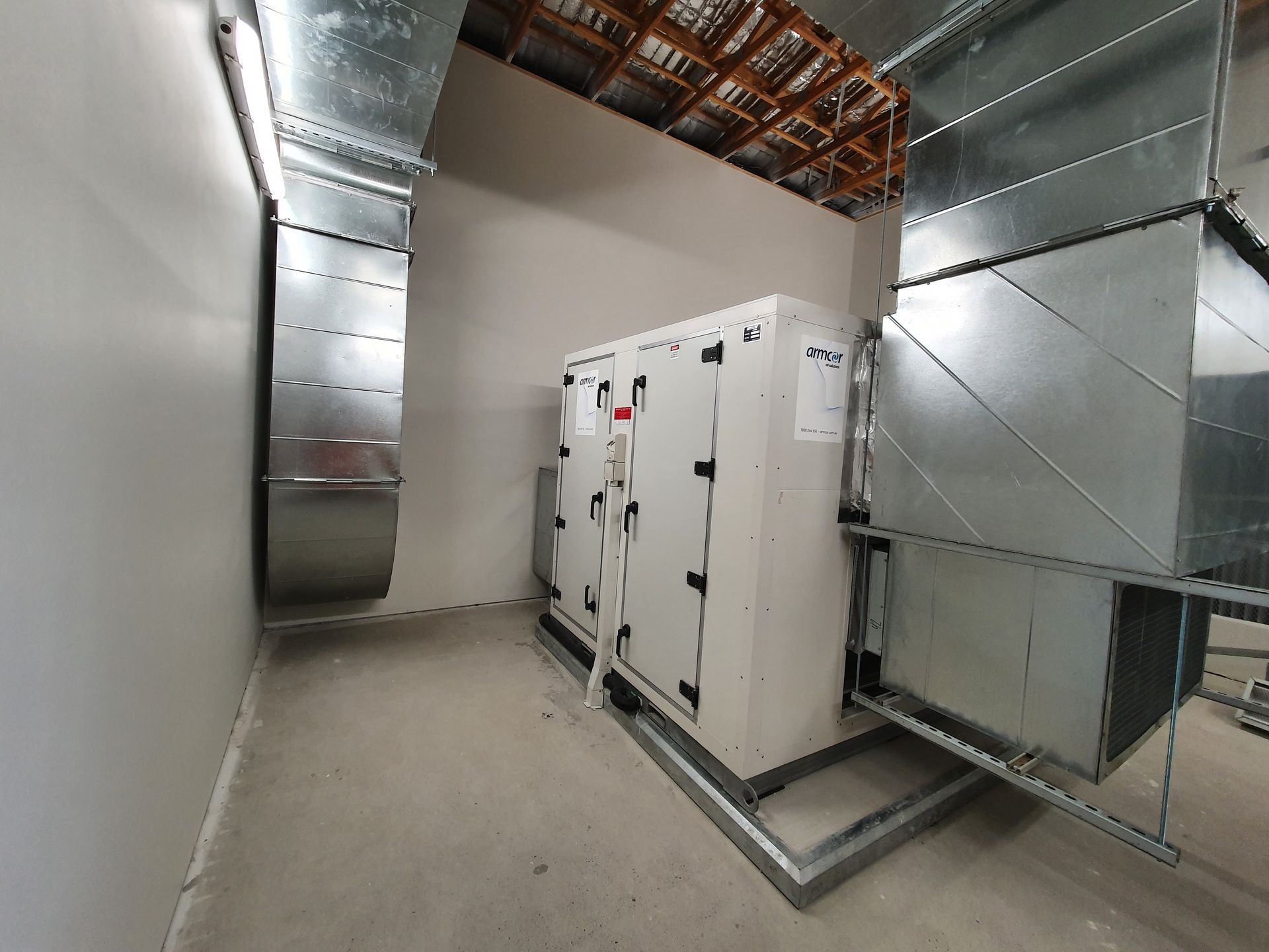 A Room With a Lot of Metal Pipes Coming Out of the Ceiling — Refrigerated Technologies (QLD) Pty Ltd In Bowen, QLD
