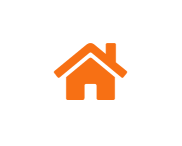 Icono de casa naranja.