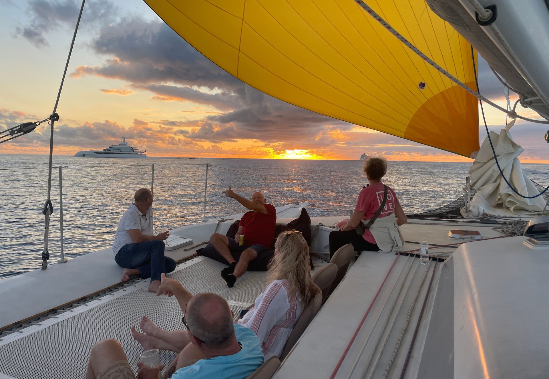 No1Sxm Sunset sail