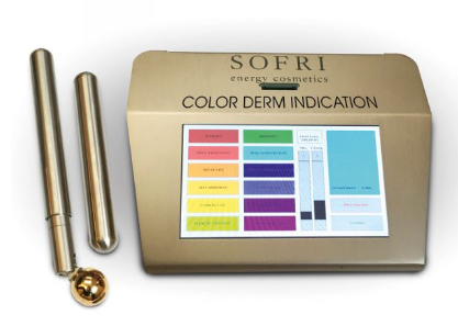 Ein Gerät mit der Aufschrift „Color Derm Indication“