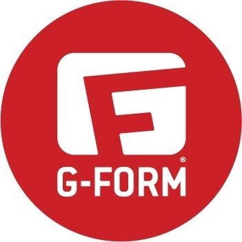 G-Form logo: white