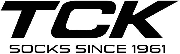 TCK Socks logo with the text
