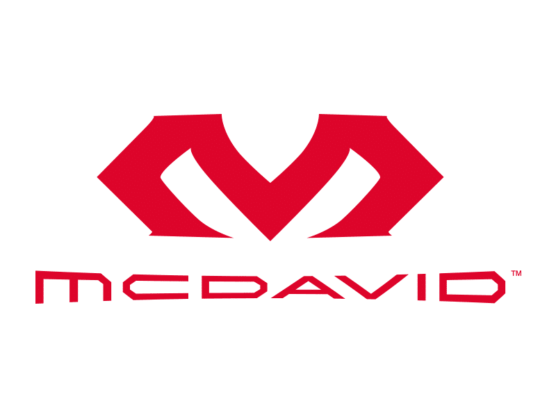 Red McDavid logo with the name