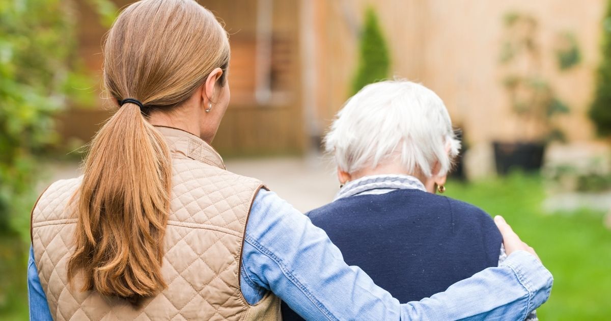 Elders in a home care assisted facility