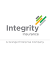 Integris Insurance logo with green, yellow, and gray diagonal bars and tagline “A Grange Enterprise Company”